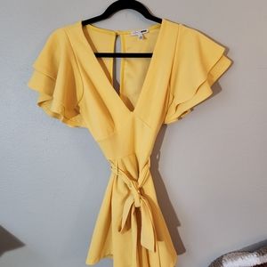 Yellow romper